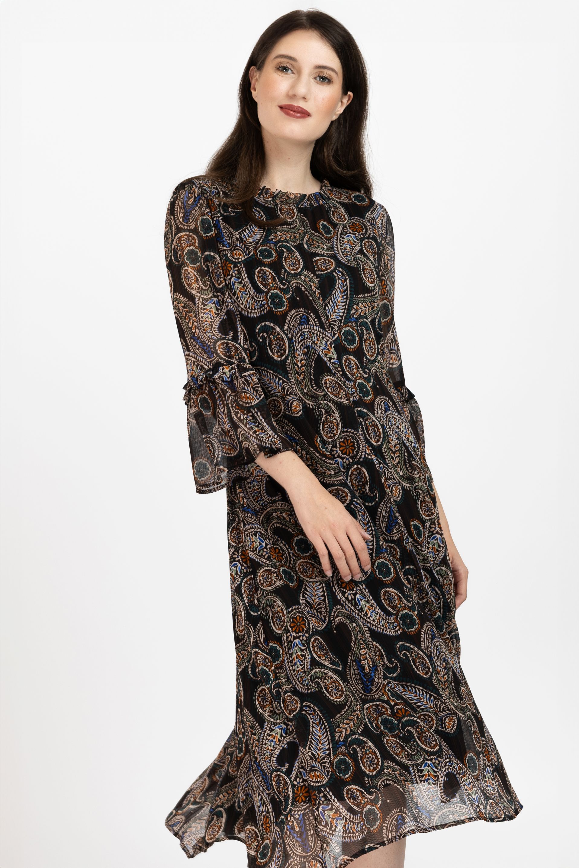 Rochie midi Anne paisley